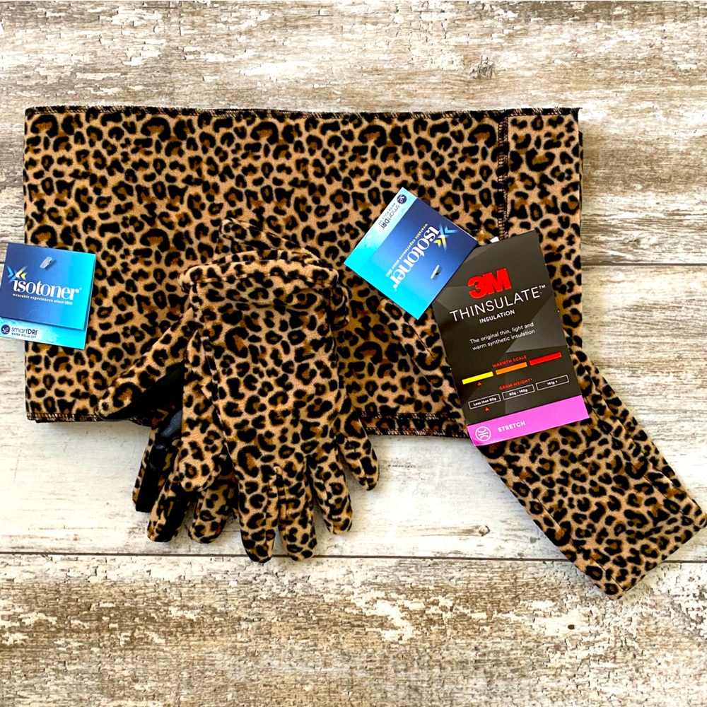 NWT Isotoner Thinsulate Gloves, Scarf & Ear Warmer Headband